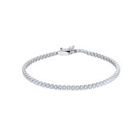 Bracciale Gioielleria Dossena  Donna tennis in Oro bianco Zircone 141014 SONGA
